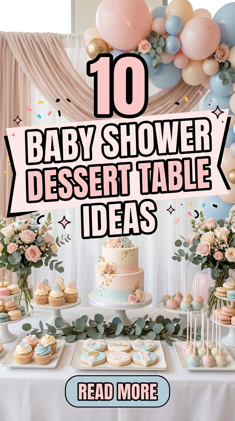 10 Baby Shower Dessert Table Ideas