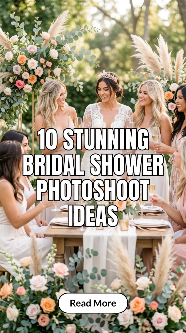 10 Stunning Bridal Shower Photoshoot Ideas