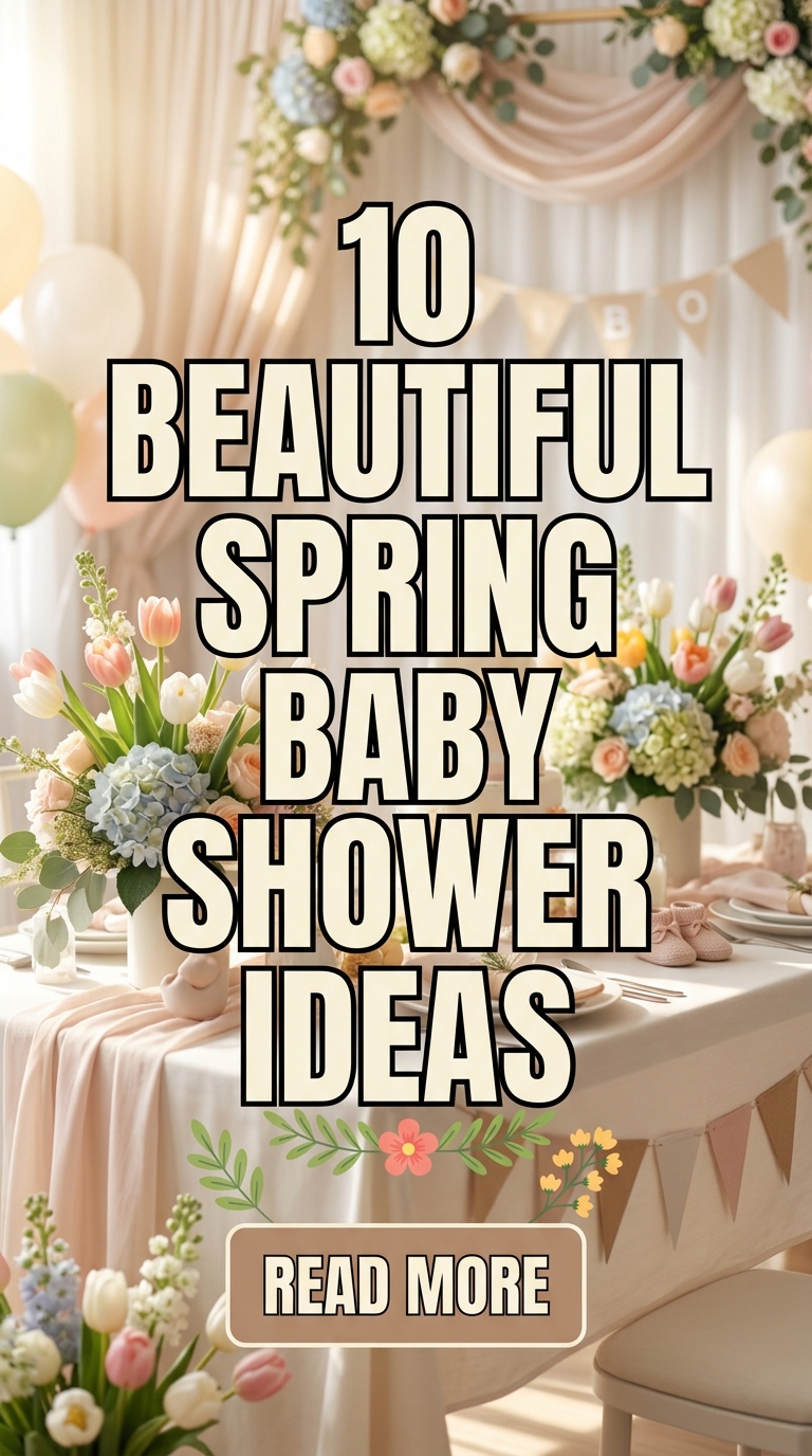 10 Beautiful Spring Baby Shower Ideas