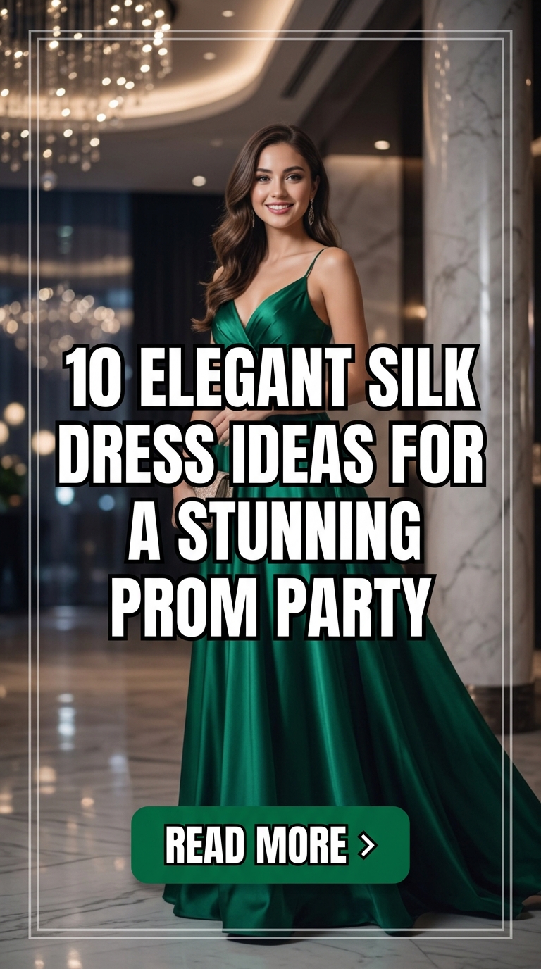 10 Elegant Silk Dress Ideas for a Stunning Prom Party