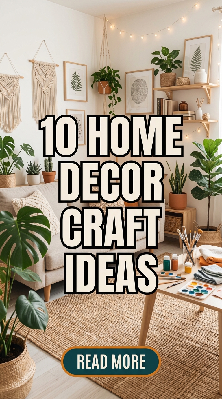 10 Home Decor Craft Ideas