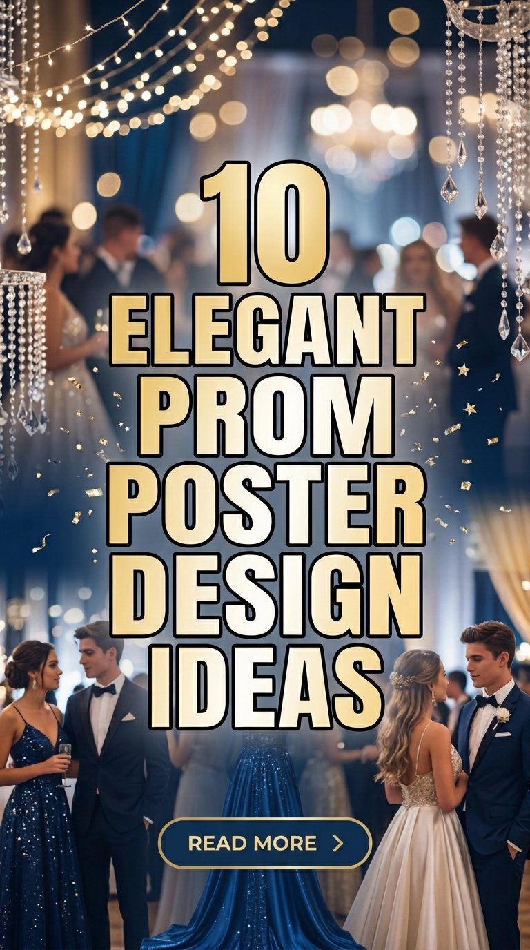 10 Elegant Prom Poster Design Ideas