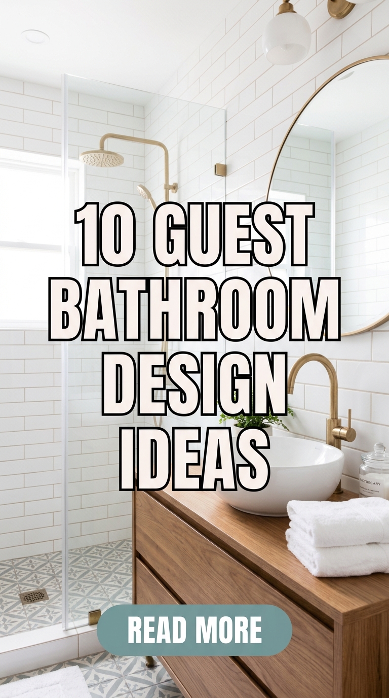 10 Guest Bathroom Design Ideas