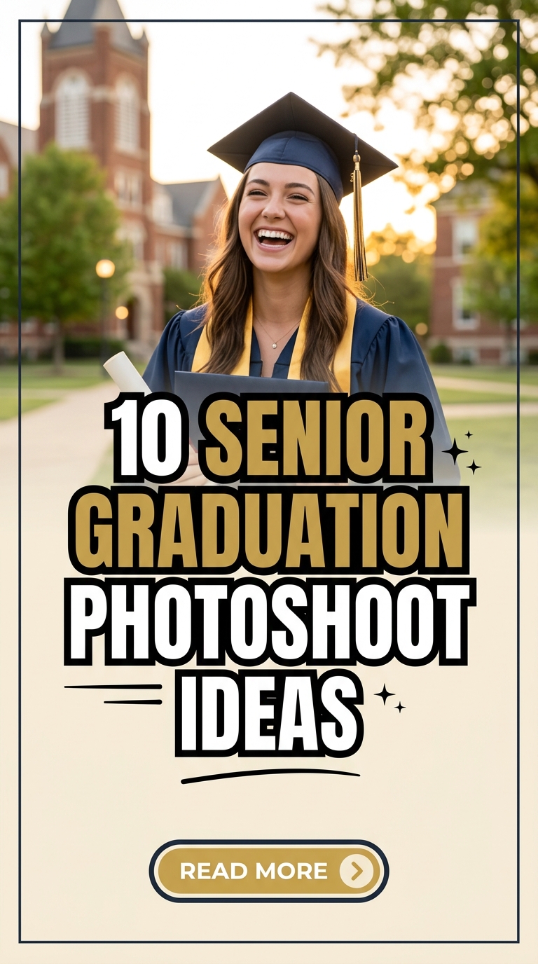 10 Senior Graduation Photoshoot Ideas