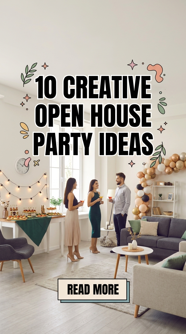 10 Creative Open House Party Ideas