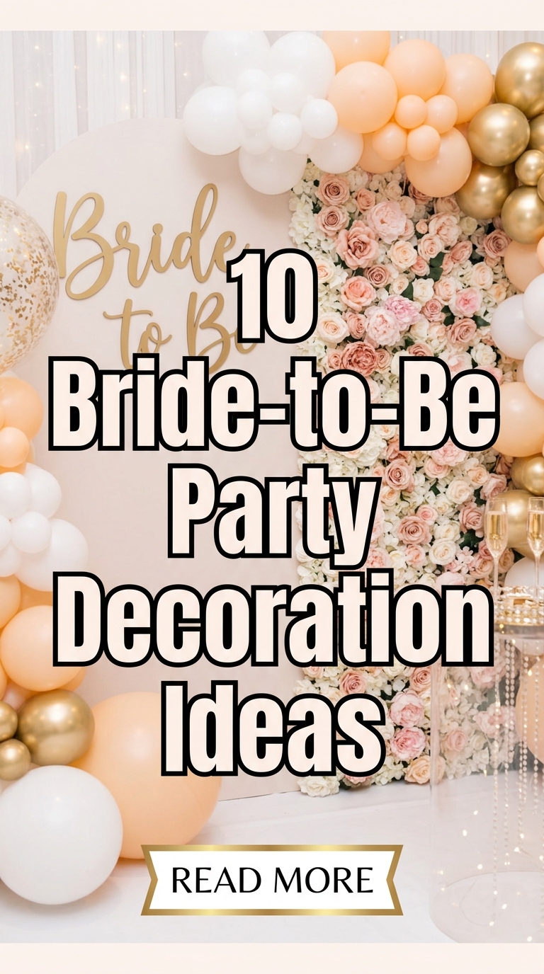 10 Bride-to-Be Party Decoration Ideas