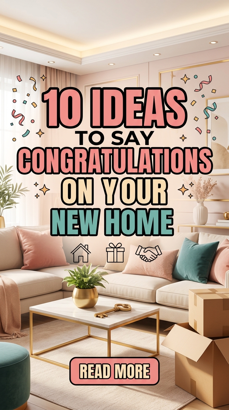 10 Ideas to Say Congratulations on Your New Home