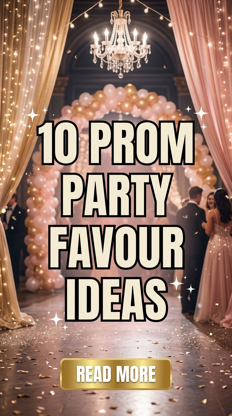 10 Prom Party Favour Ideas