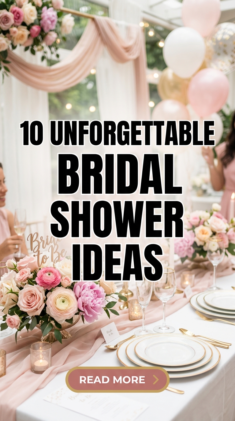 10 Unforgettable Bridal Shower Ideas