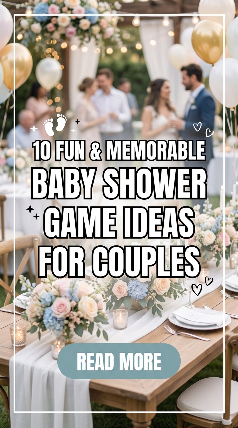 10 Fun & Memorable Baby Shower Game Ideas for Couples