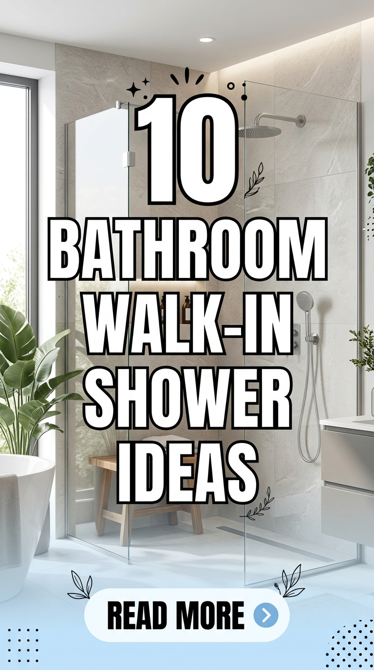 10 Bathroom Walk-In Shower Ideas