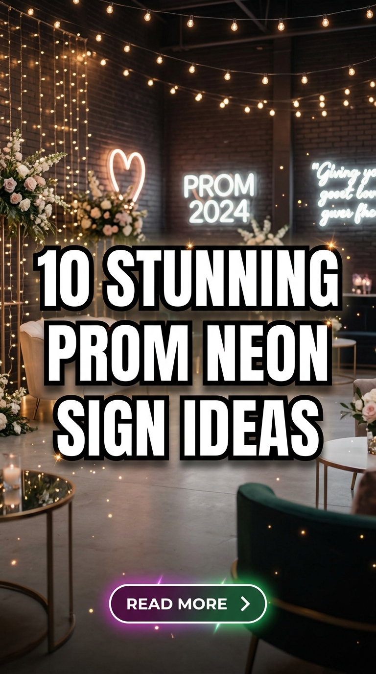 10 Stunning Prom Neon Sign Ideas