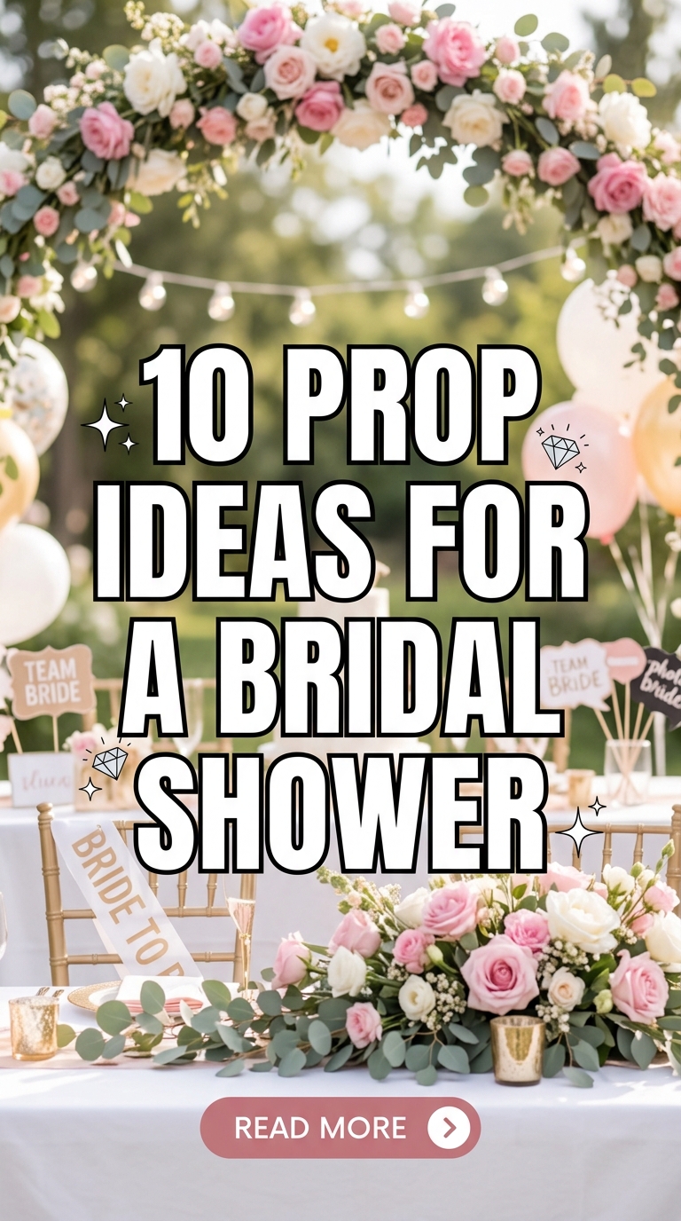 10 Prop Ideas for a Bridal Shower