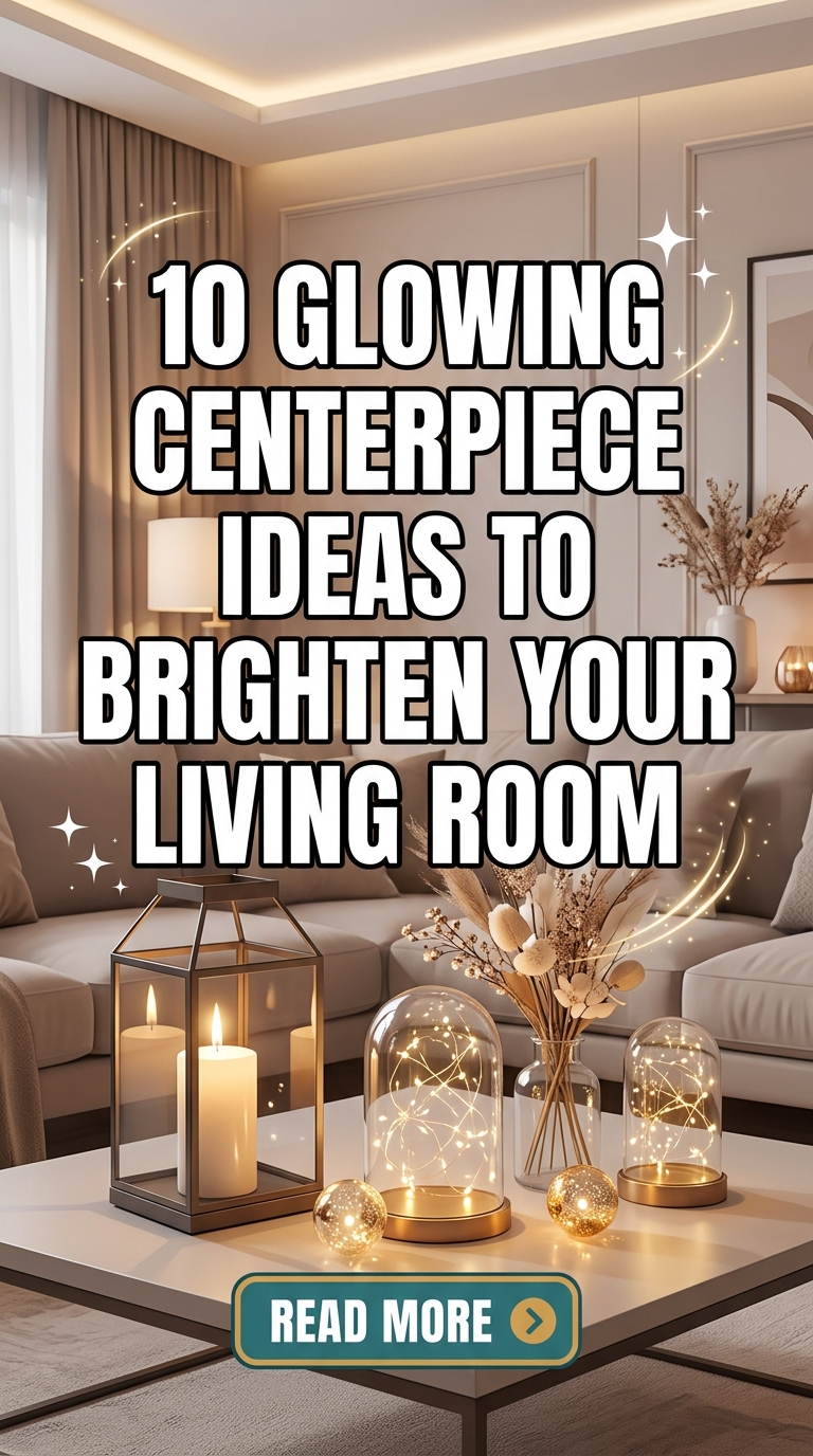 10 Glowing Centerpiece Ideas to Brighten Your Living Room