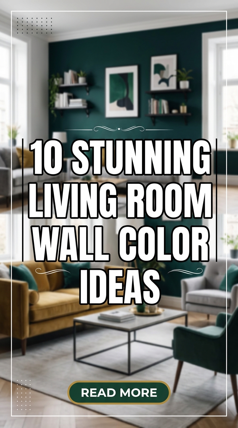 10 Stunning Living Room Wall Color Ideas