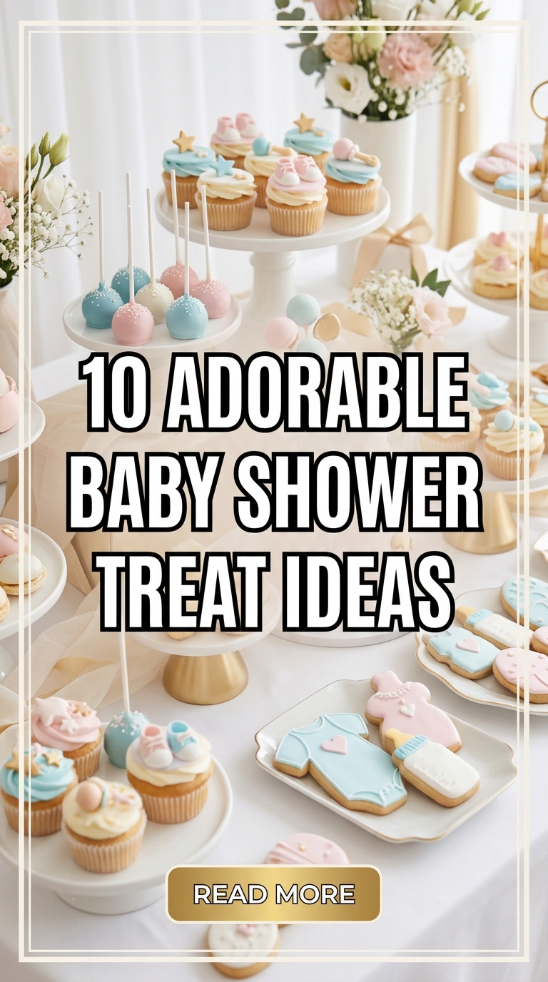 10 Adorable Baby Shower Treat Ideas