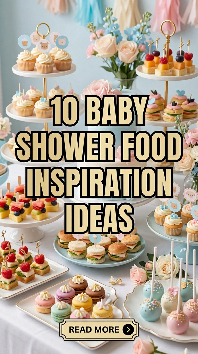 10 Baby Shower Food Inspiration Ideas