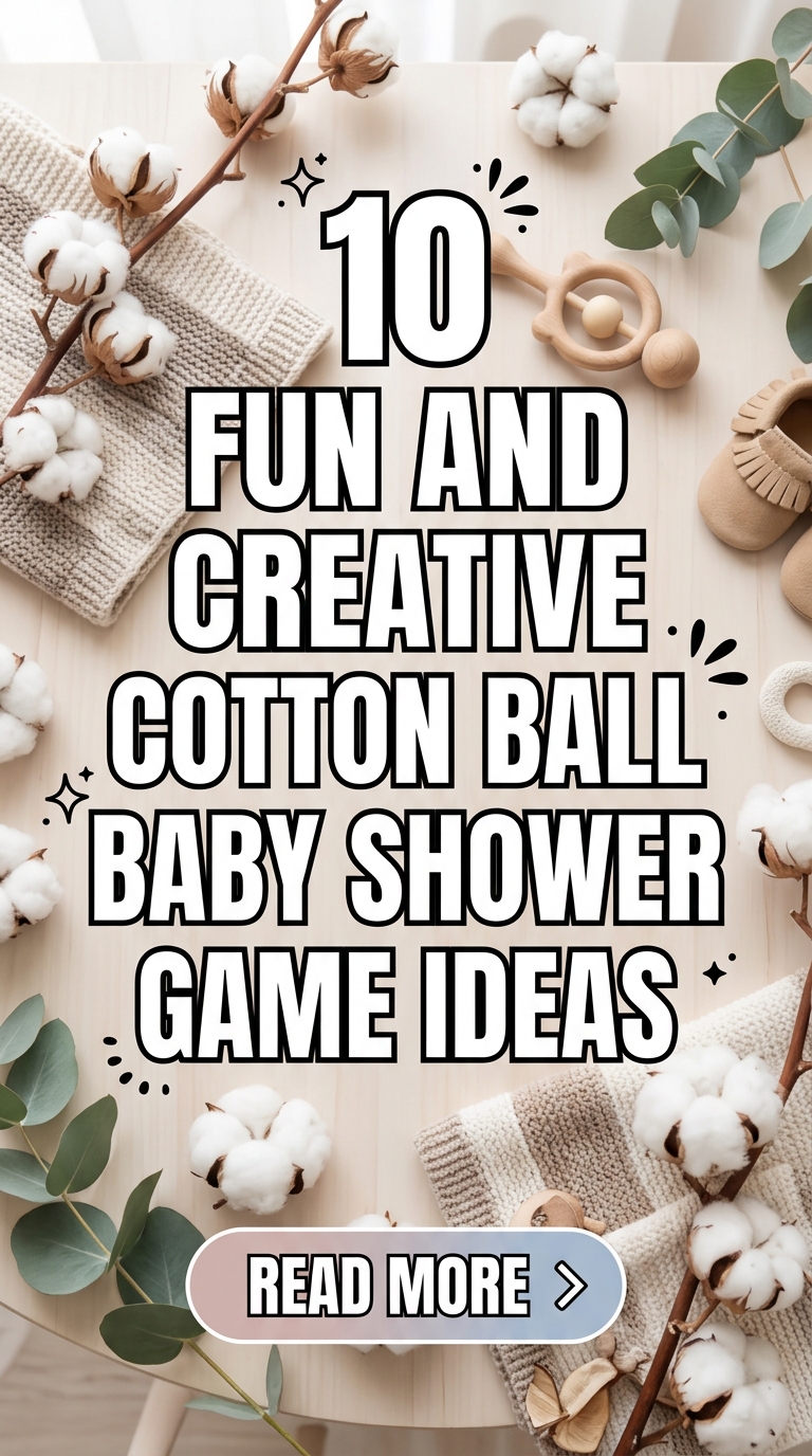 10 Fun and Creative Cotton Ball Baby Shower Game Ideas
