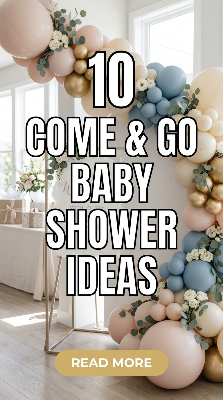 10 Creative Come and Go Baby Shower Ideas