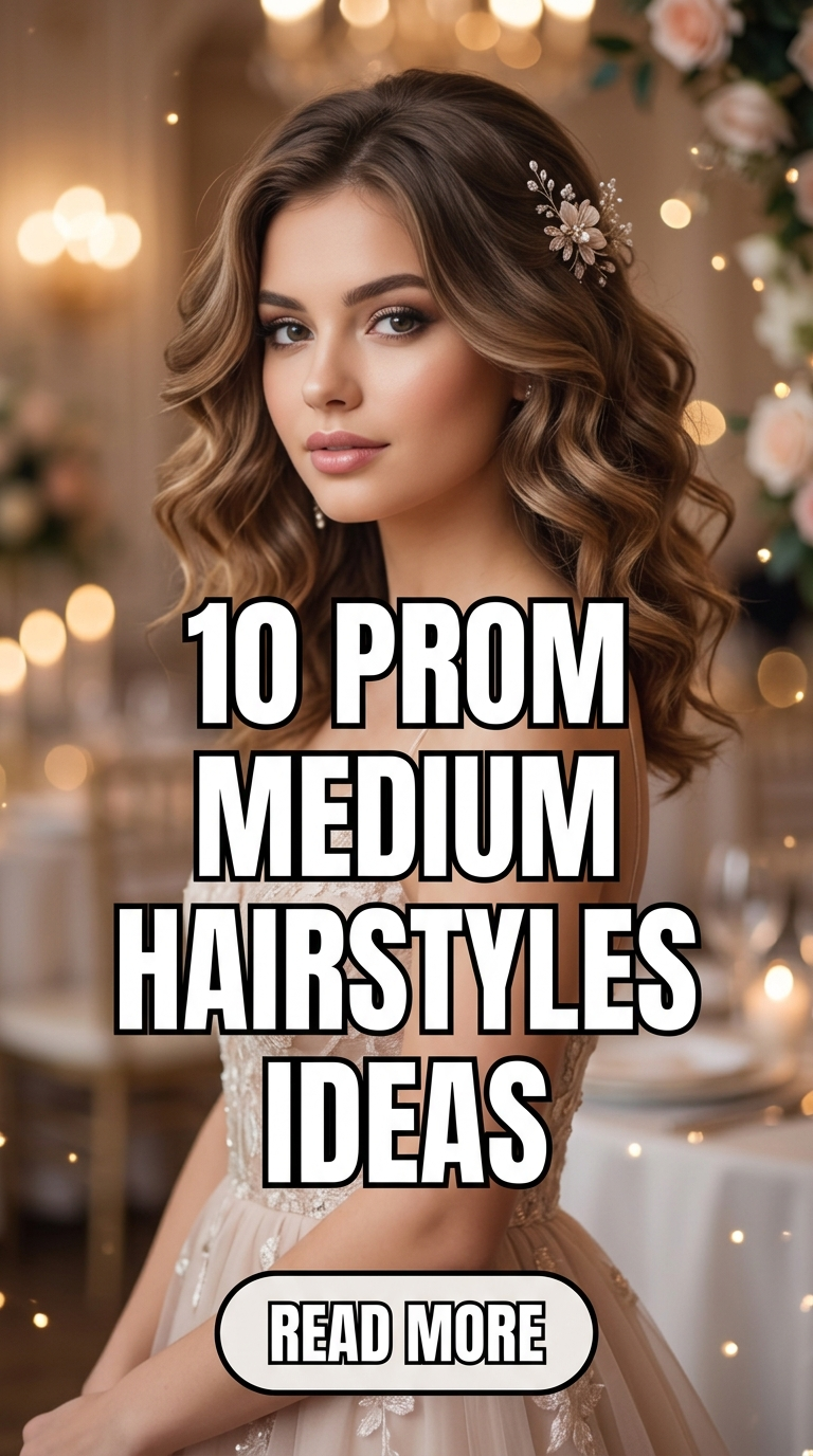 10 Prom Medium Hairstyles Ideas