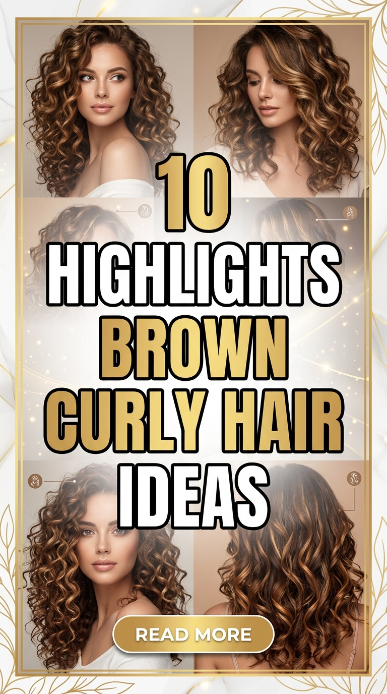 10 Highlights Brown Curly Hair Ideas