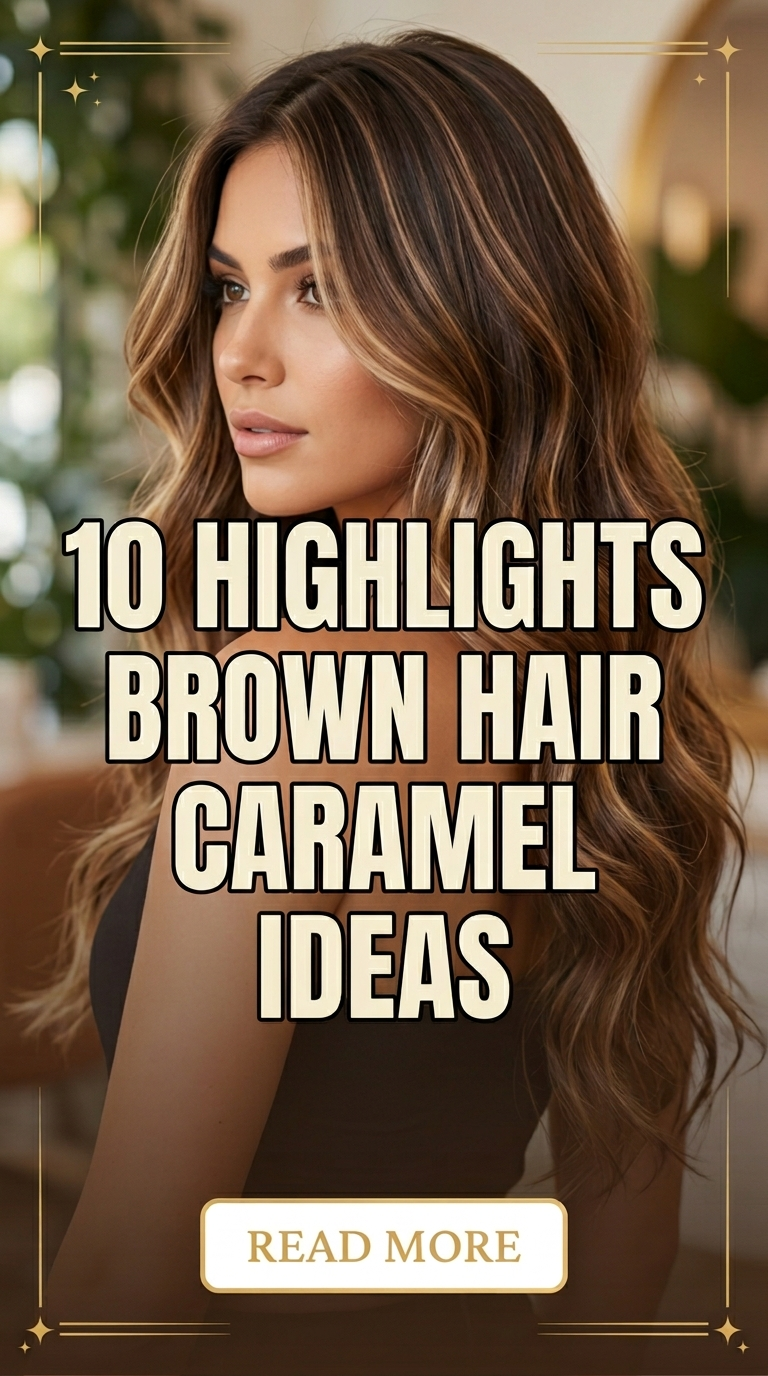 10 Highlights Brown Hair Caramel Ideas
