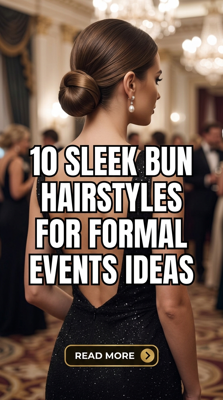 10 Sleek Bun Hairstyles for Formal Events Ideas