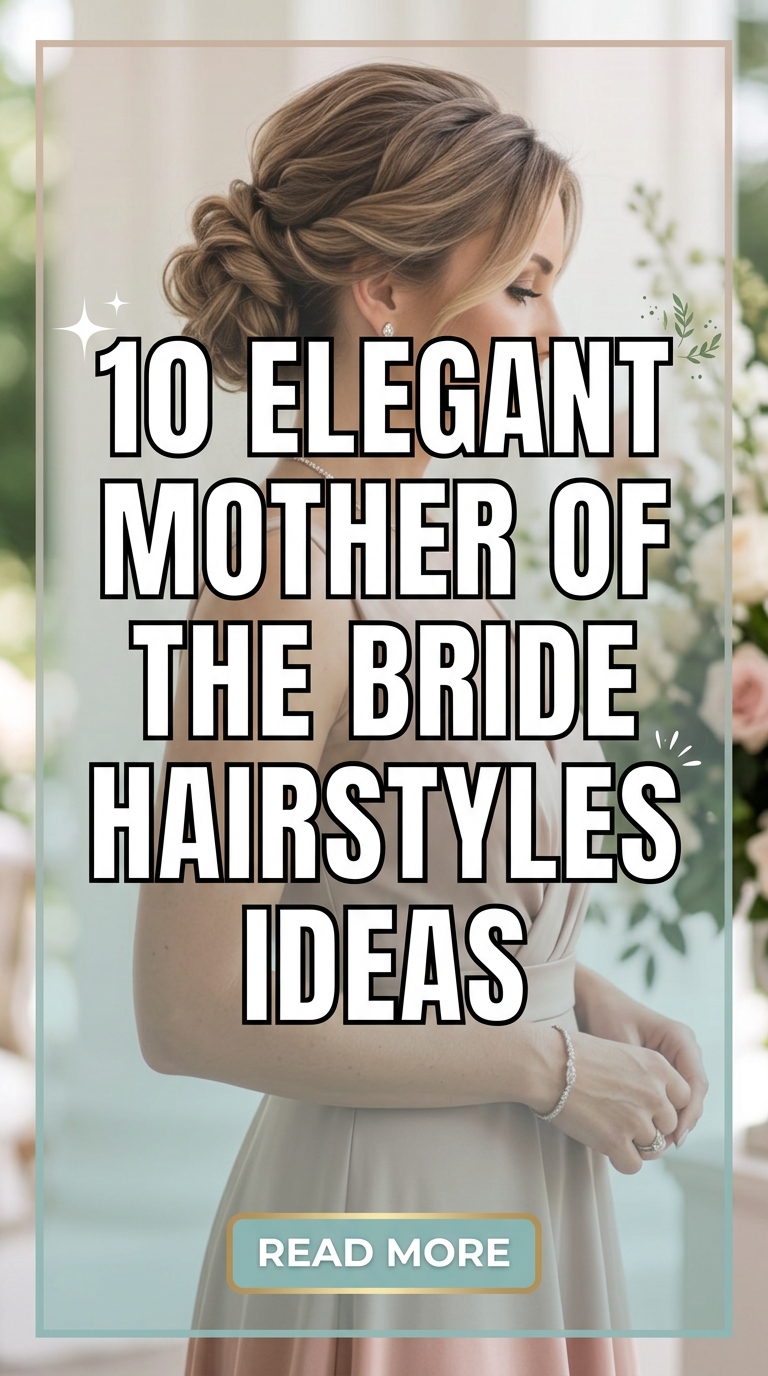 10 Elegant Mother of the Bride Hairstyles Ideas