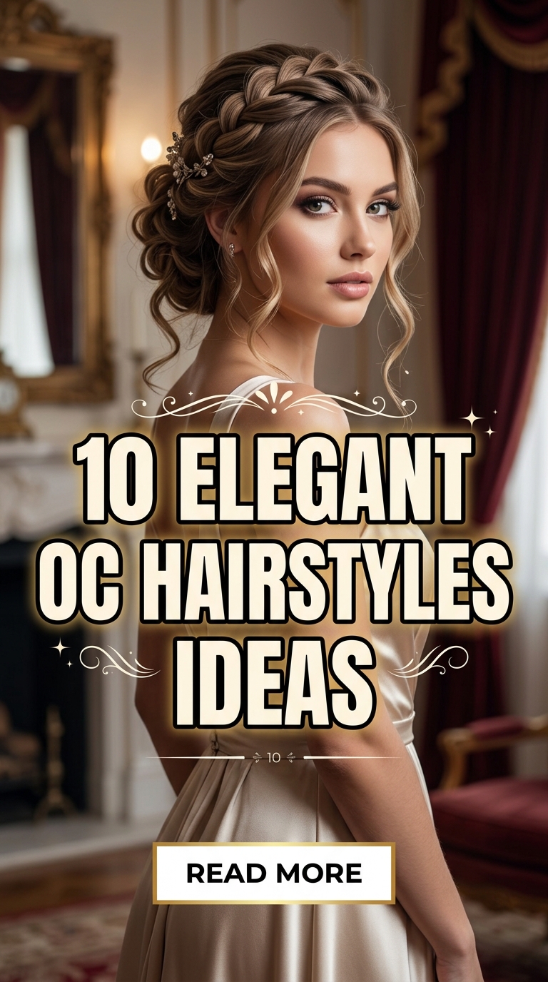 10 Elegant OC Hairstyles Ideas