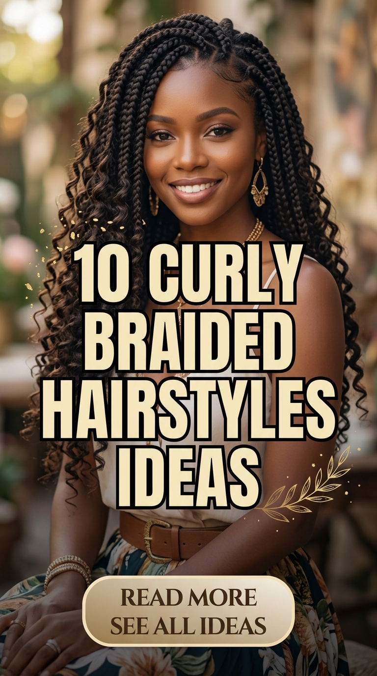 10 Curly Braided Hairstyles Ideas