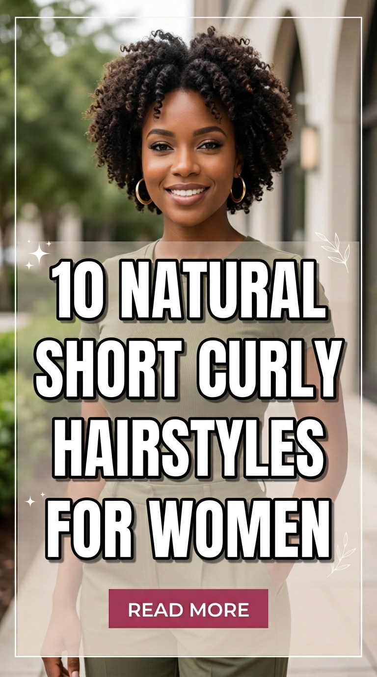 10 Natural Short Curly Hairstyles for Women Ideas