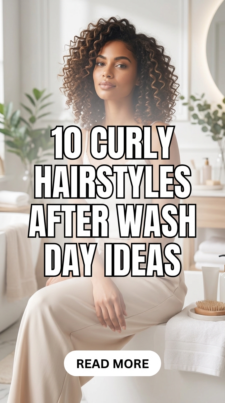 10 Curly Hairstyles After Wash Day Ideas