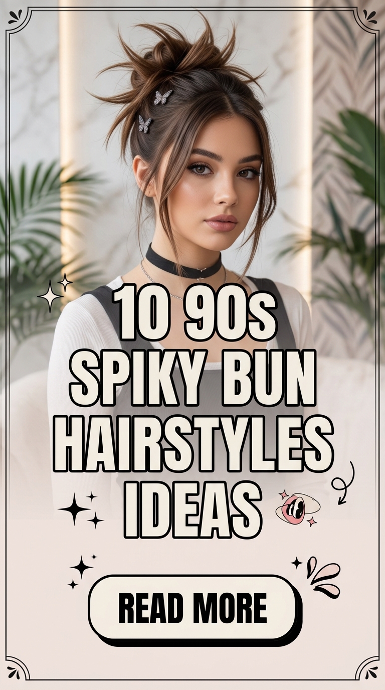 10 90s Spiky Bun Hairstyles Ideas