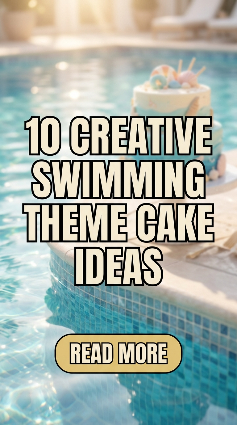 10 Creative Swimming Theme Cake Ideas