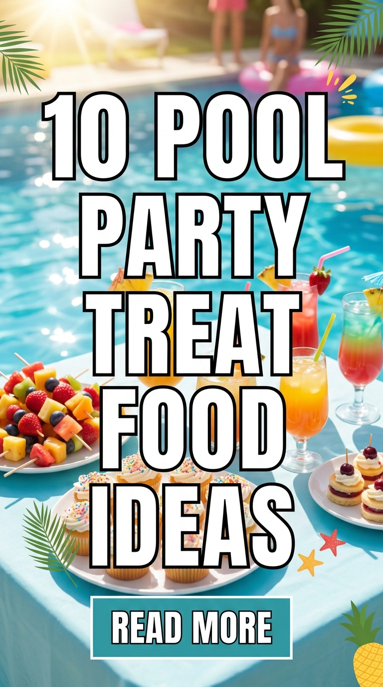 10 Pool Party Treat Food Ideas