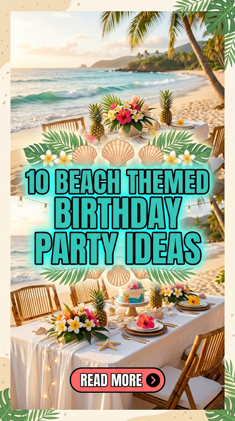 10 Beach Themed Birthday Party Ideas