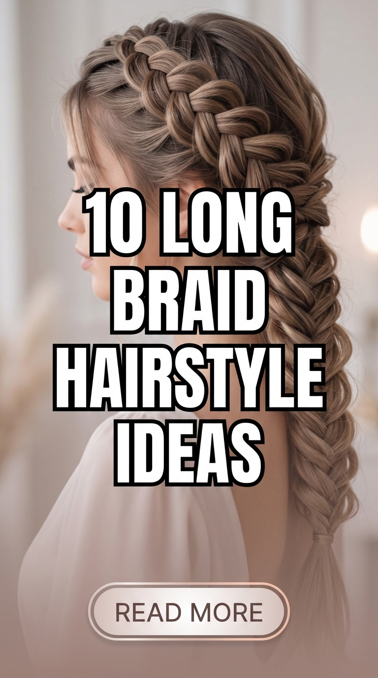 10 Long Braid Hairstyle Ideas