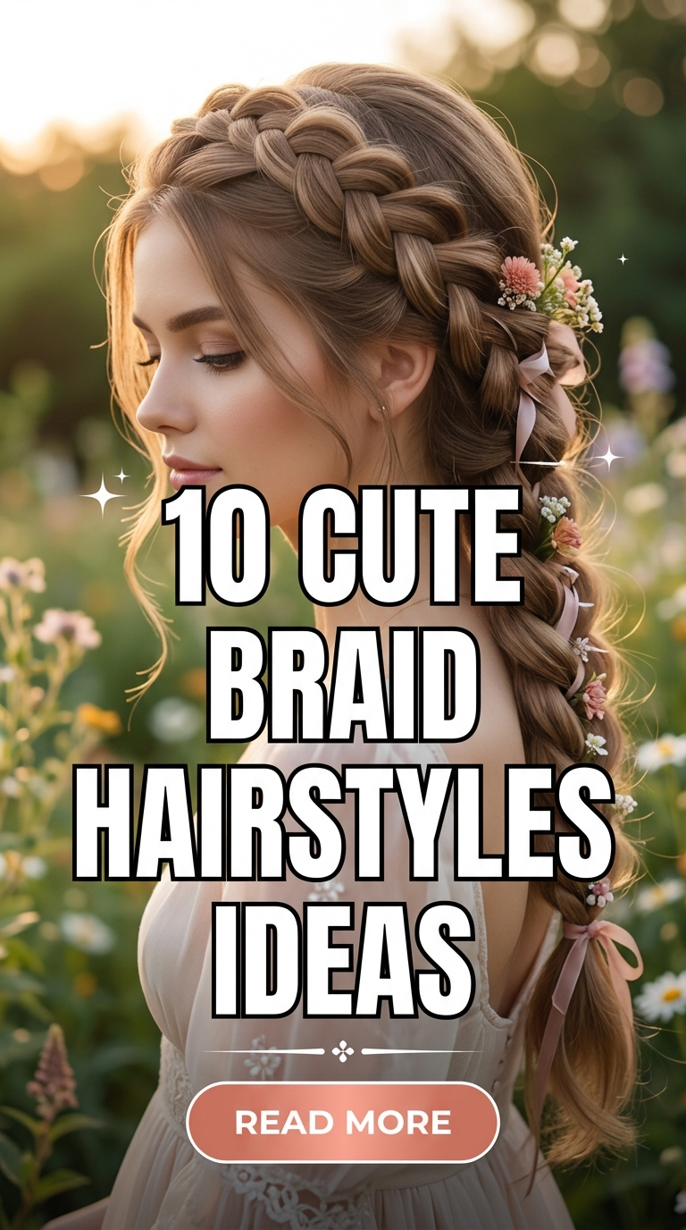 10 Cute Braid Hairstyles Ideas