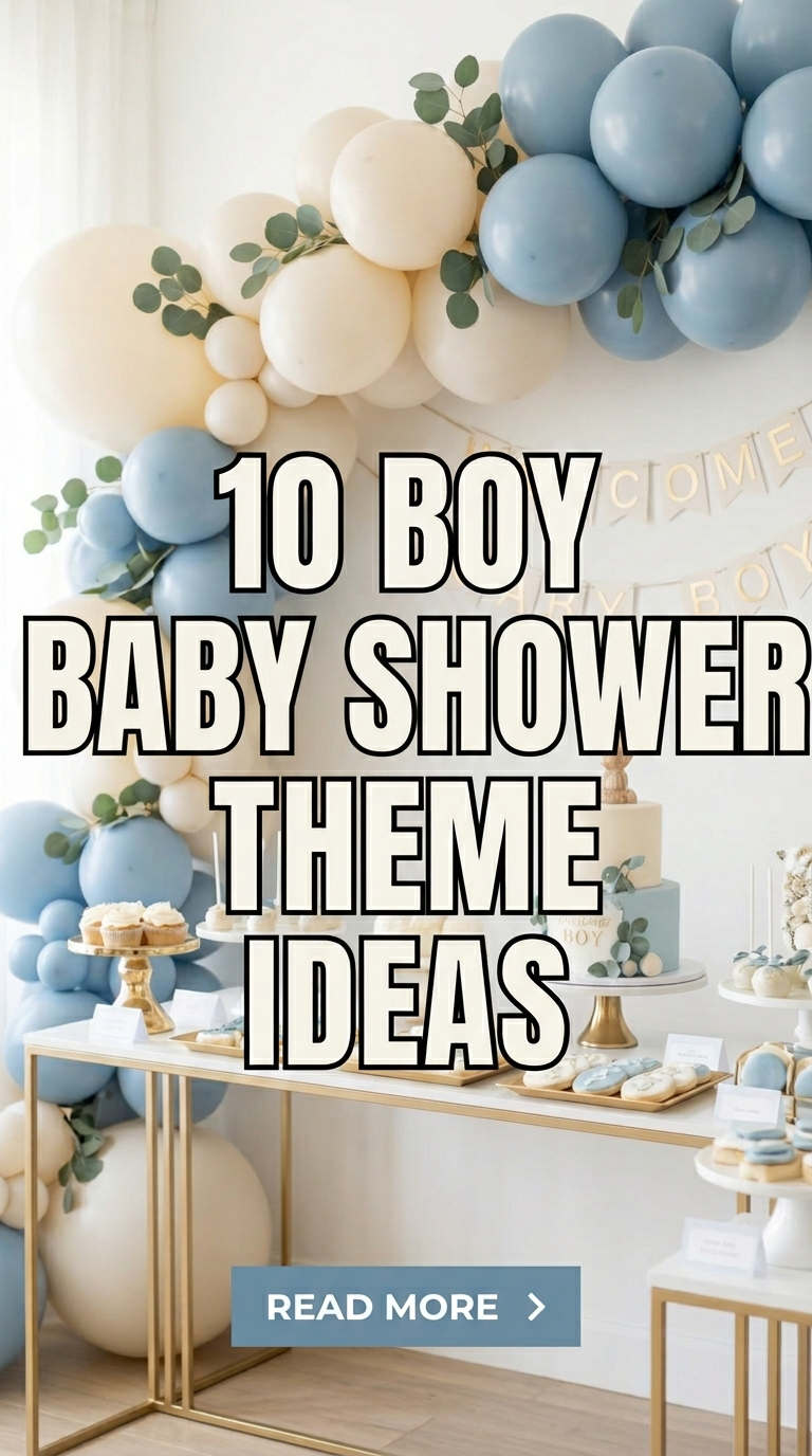 10 Boy Baby Shower Theme Ideas