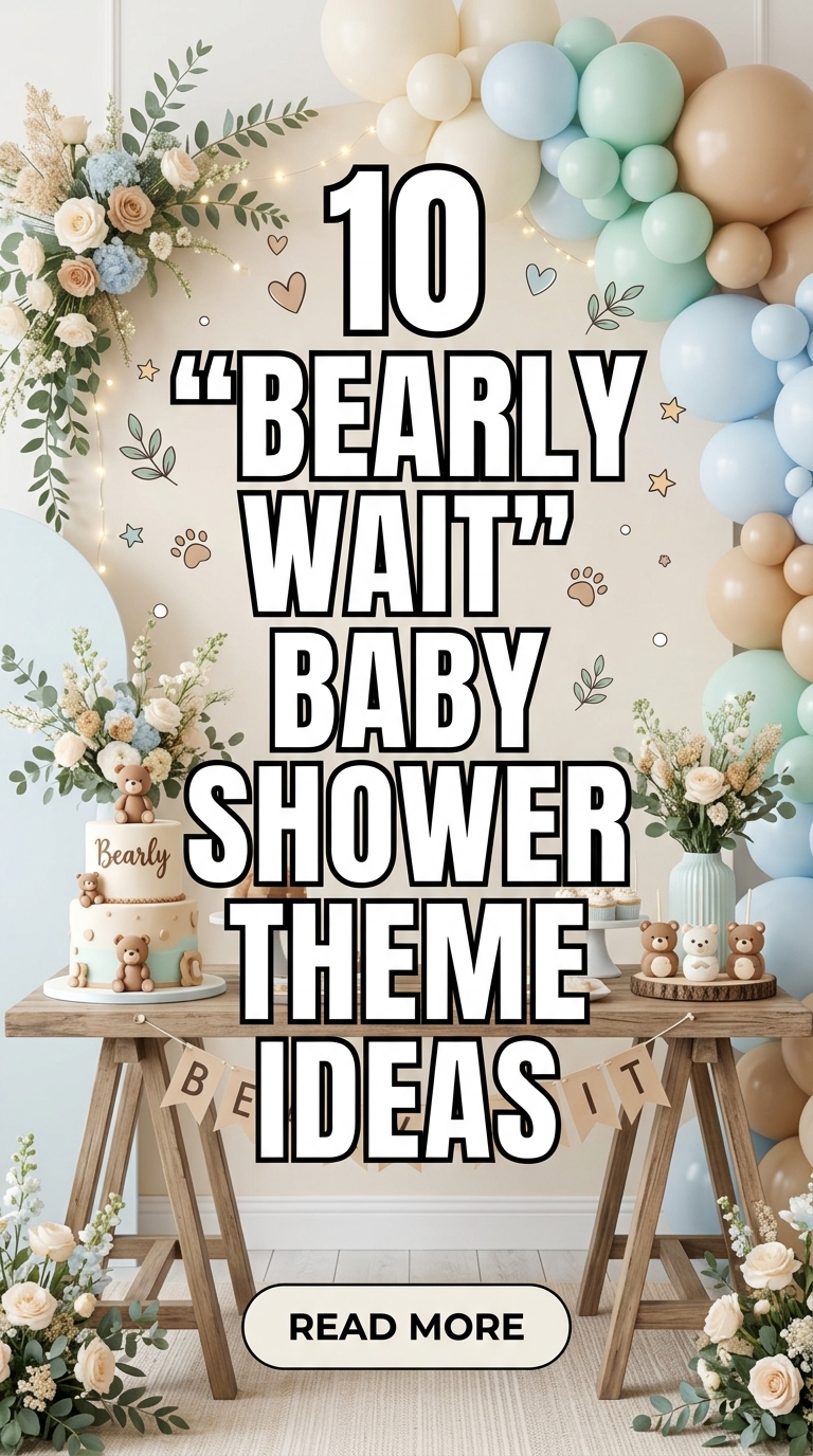 10 “Bearly Wait” Baby Shower Theme Ideas