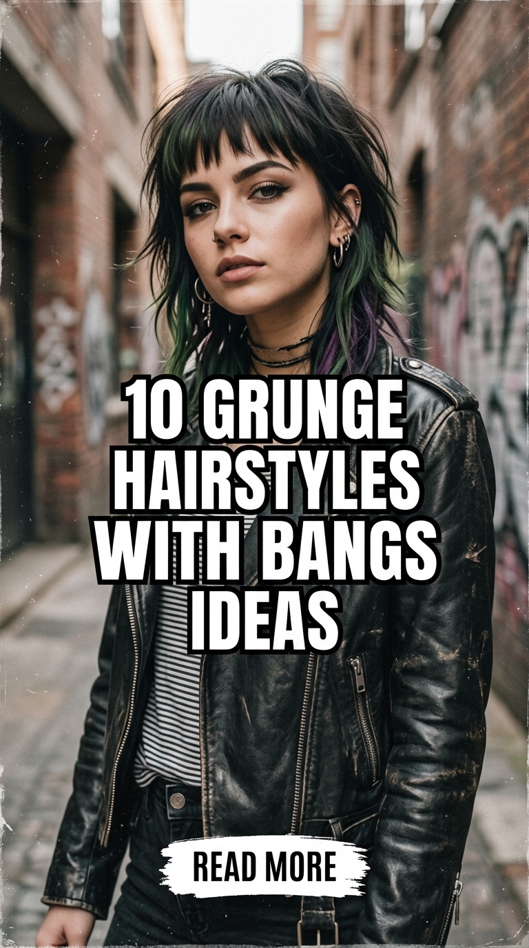 10 Grunge Hairstyles with Bangs Ideas