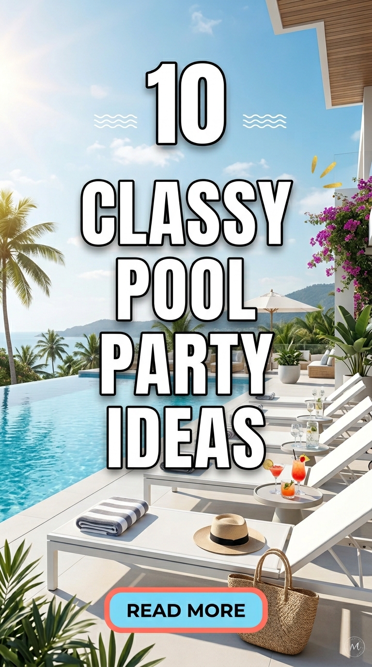 10 Classy Pool Party Ideas