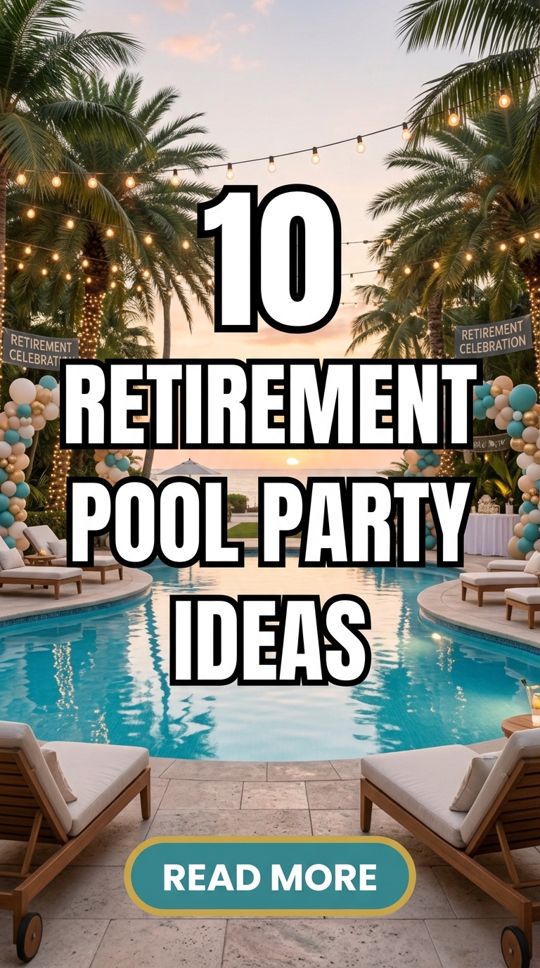 10 Retirement Pool Party Ideas