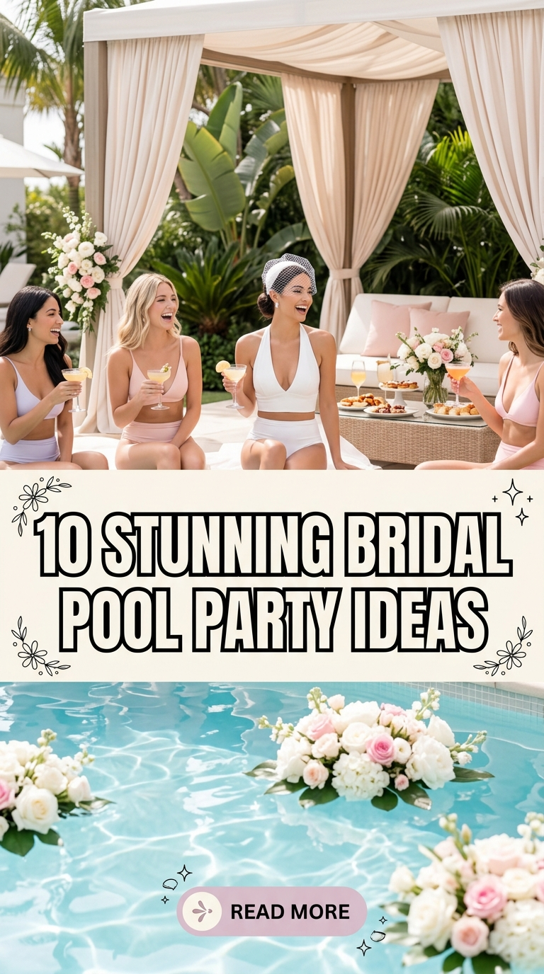 10 Stunning Bridal Pool Party Ideas