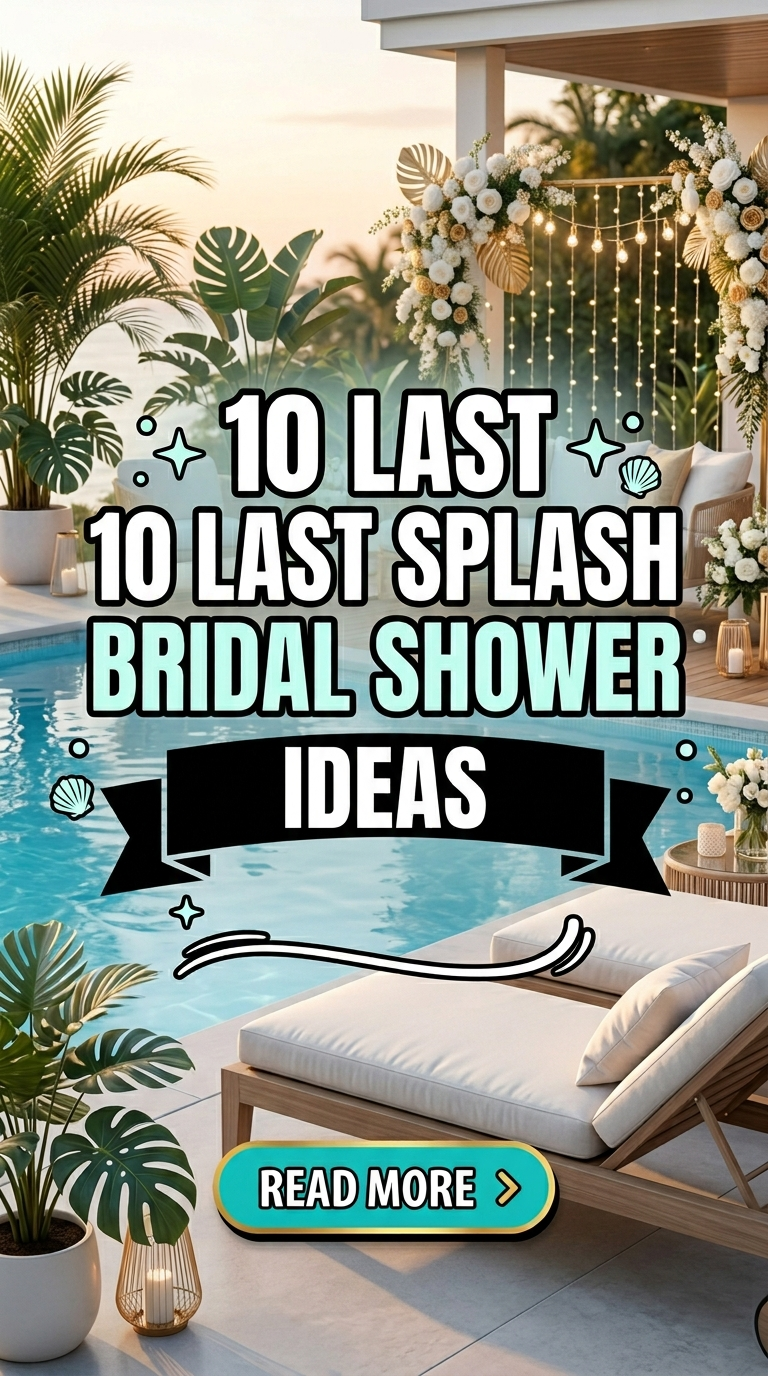 10 Last Splash Bridal Shower Ideas
