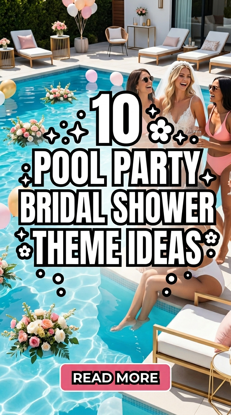 10 Pool Party Bridal Shower Theme Ideas