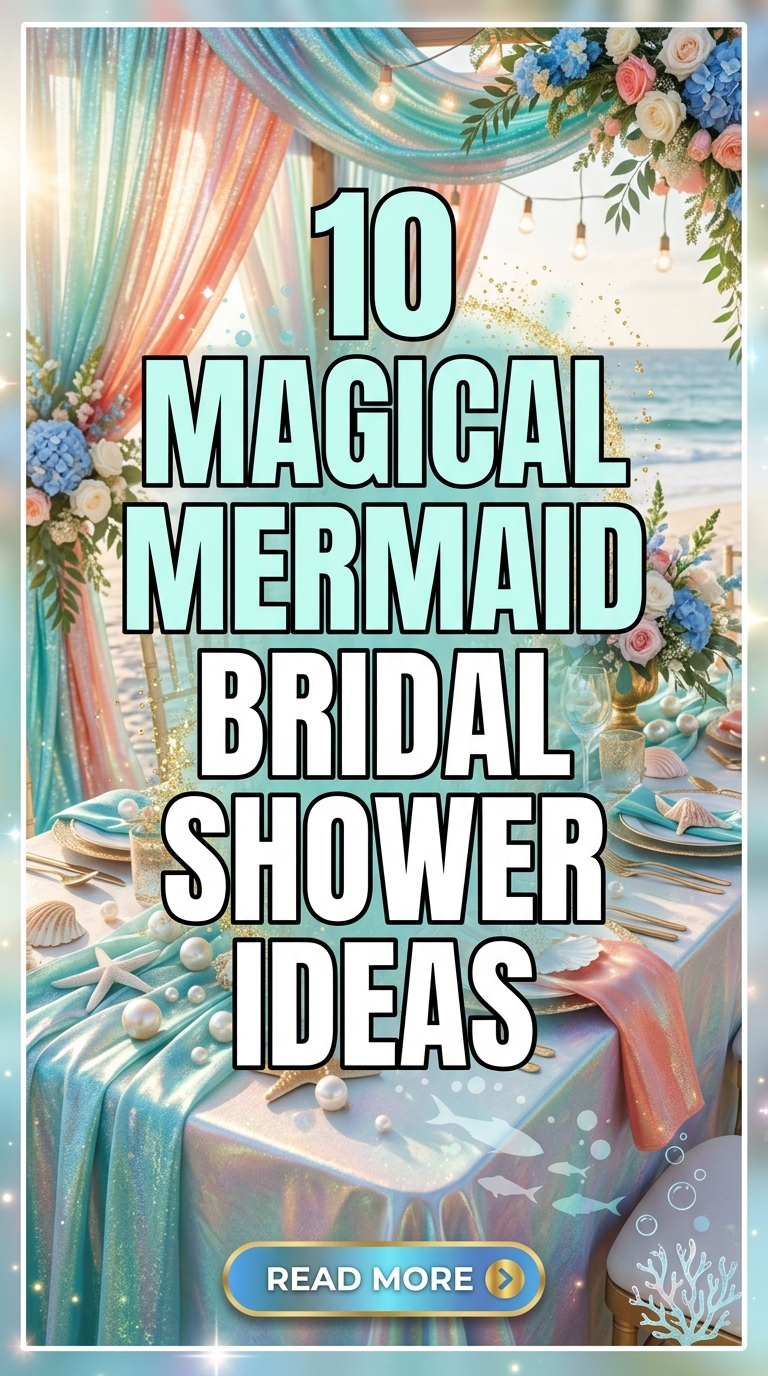 10 Magical Mermaid Bridal Shower Ideas