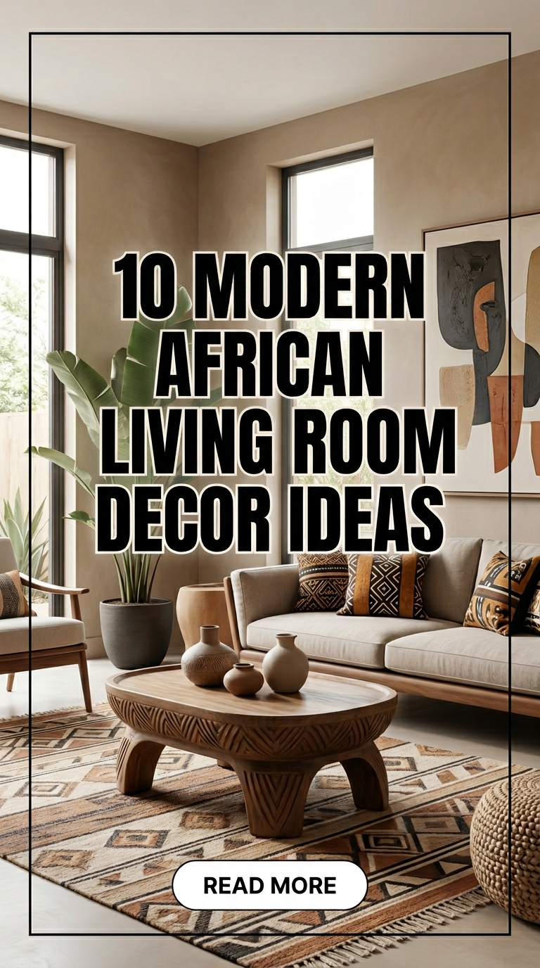 10 Modern African Living Room Decor Ideas