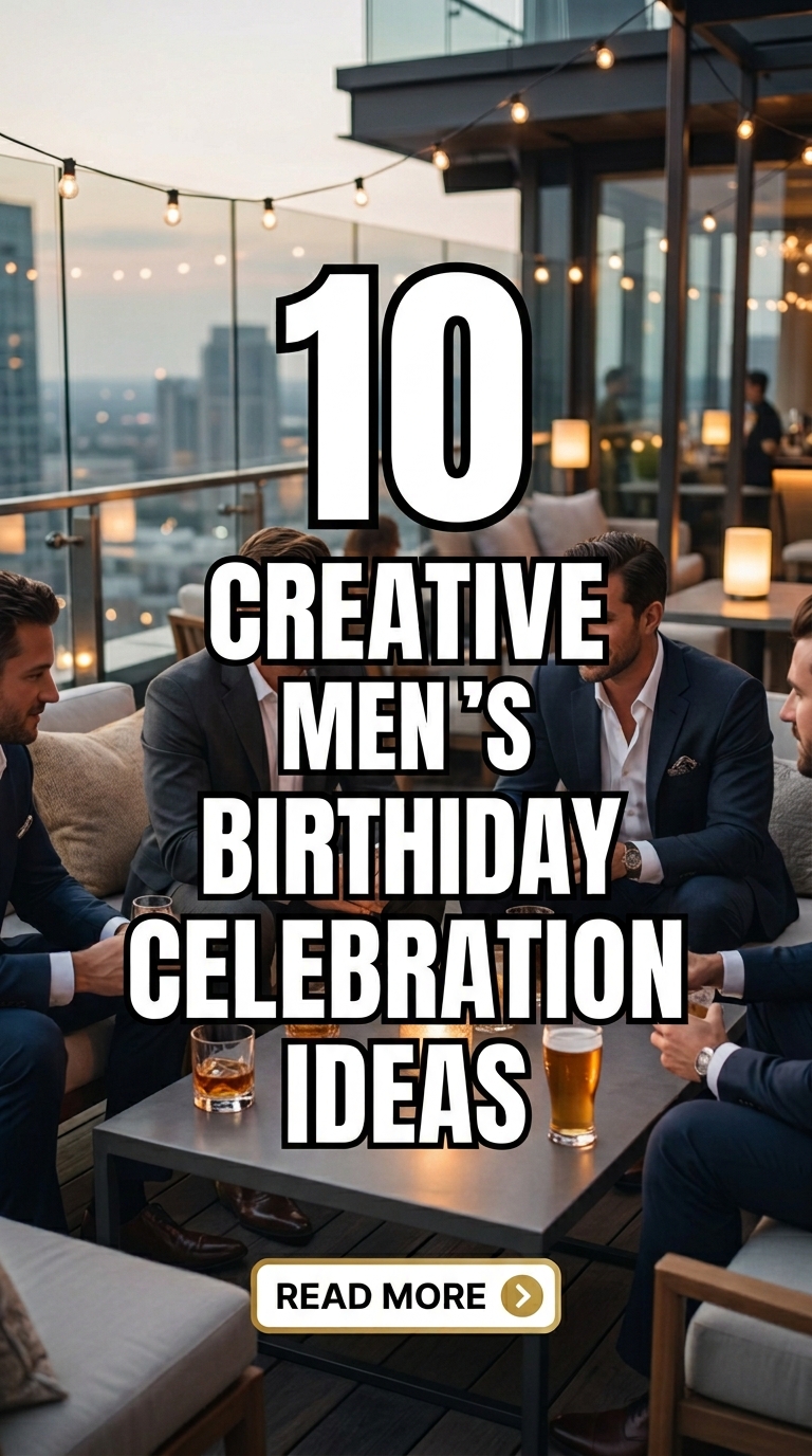 10 Creative Men’s Birthday Celebration Ideas