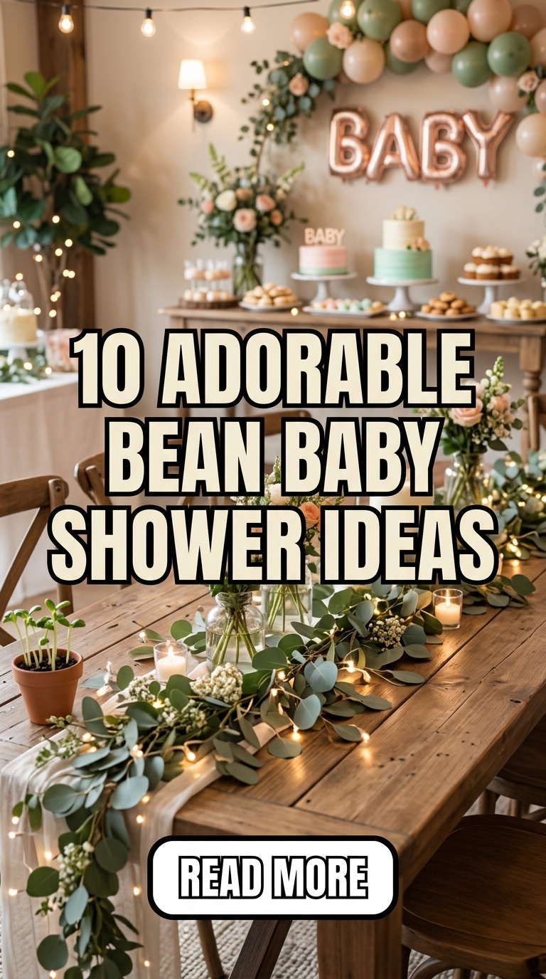 10 Adorable Bean Baby Shower Ideas